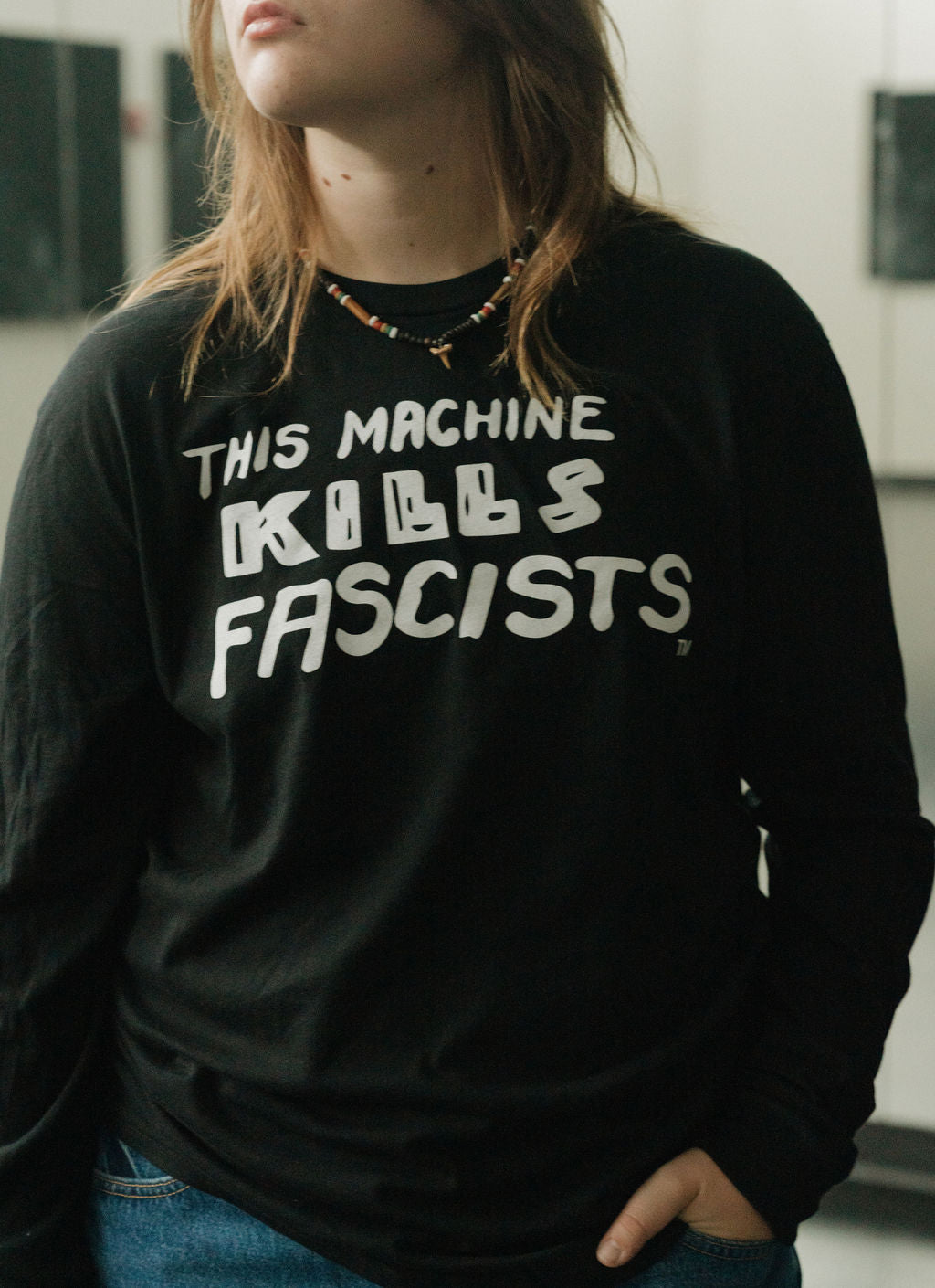 This Machine Woody's Handwriting Long Sleeve